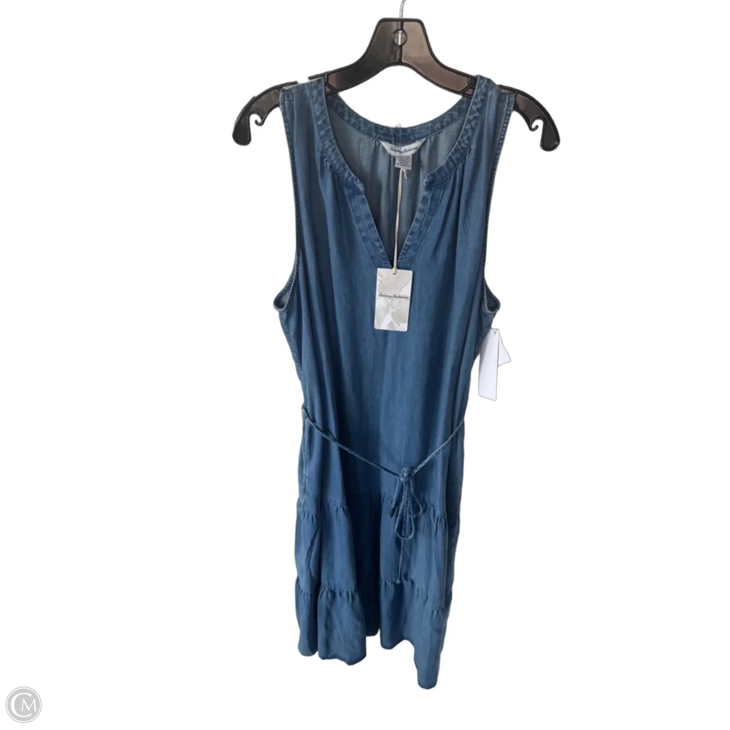 Dress Casual Midi By Tommy Bahama In Blue Denim, Size: Xl