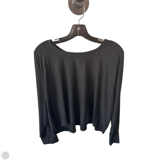 Athletic Top Long Sleeve Crewneck By Beyond Yoga In Black, Size: 2x