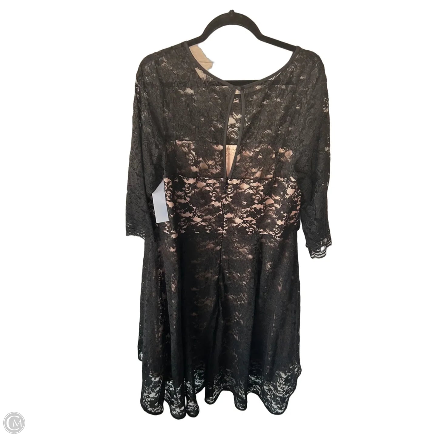Dress Party Midi By City Chic In Black & Tan, Size: 2x