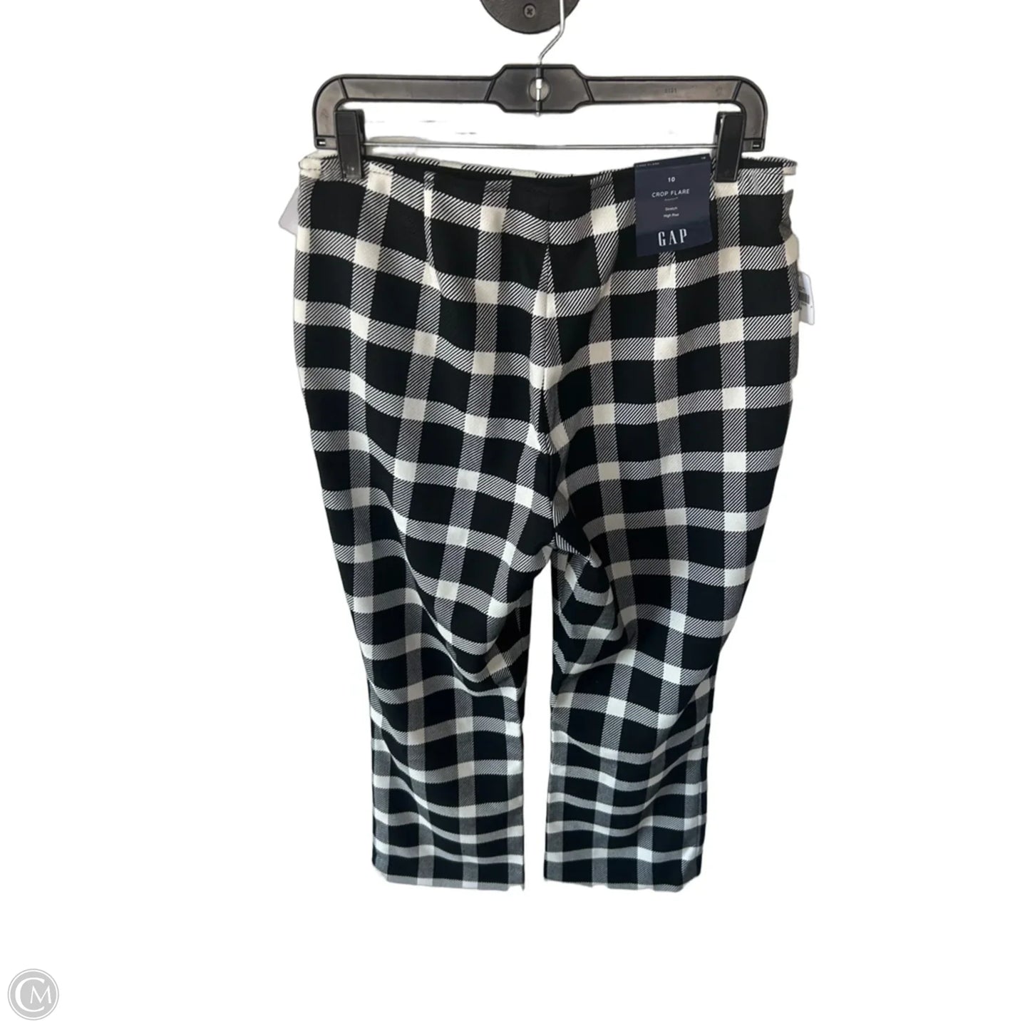 Pants Cropped By Gap In Black & White, Size: 10