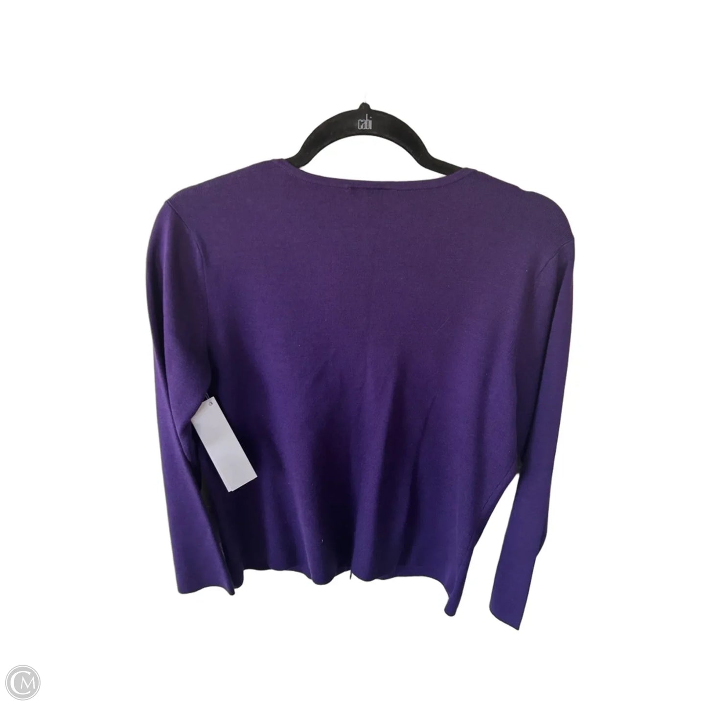 Sweater Cardigan By Talbots In Purple, Size: Mp