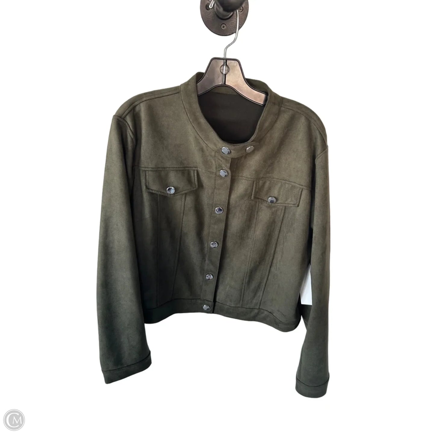 Jacket Moto By Cme In Green, Size: XXL