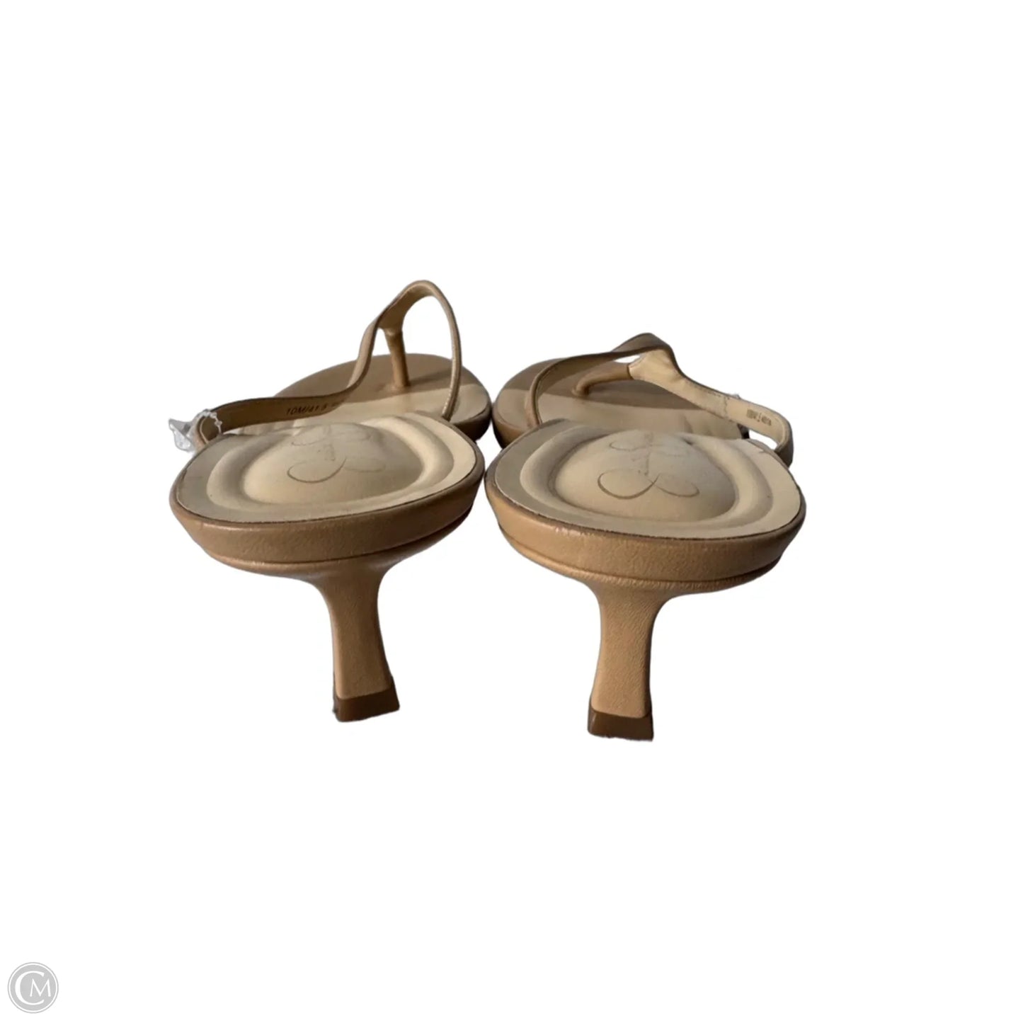 Sandals Heels Kitten By Jessica Simpson In Tan, Size: 10