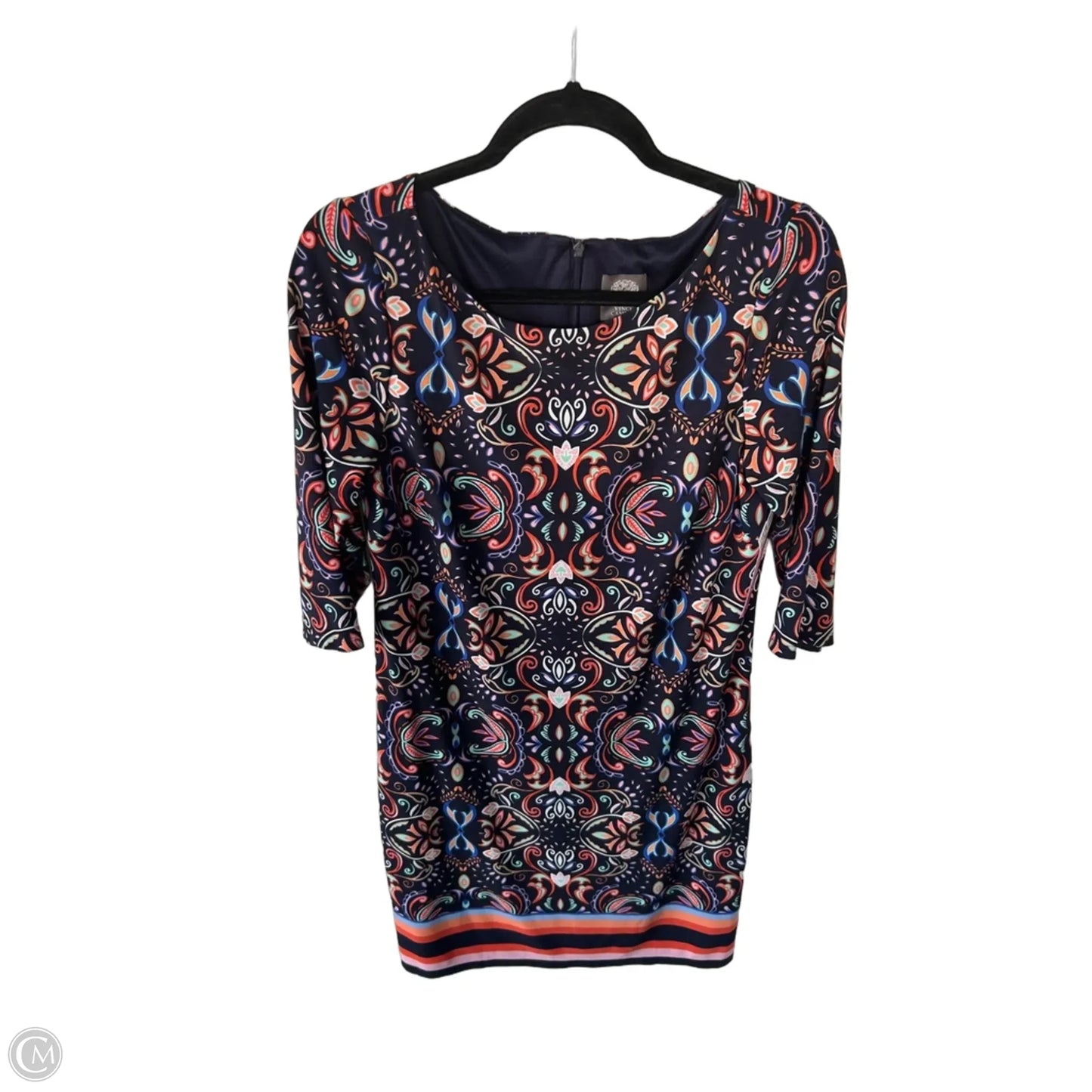 Dress Work By Vince Camuto In Blue & Orange, Size: M