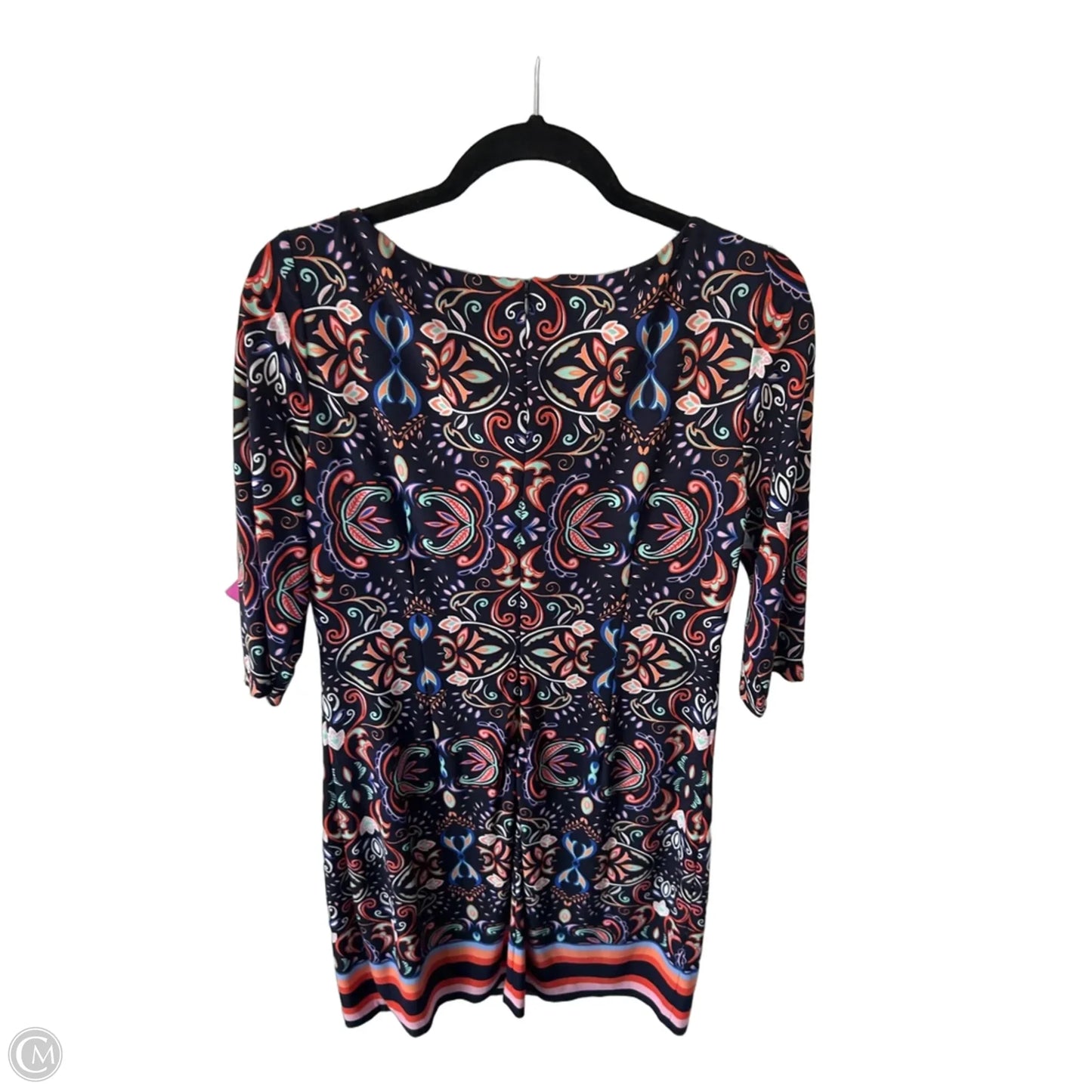 Dress Work By Vince Camuto In Blue & Orange, Size: M