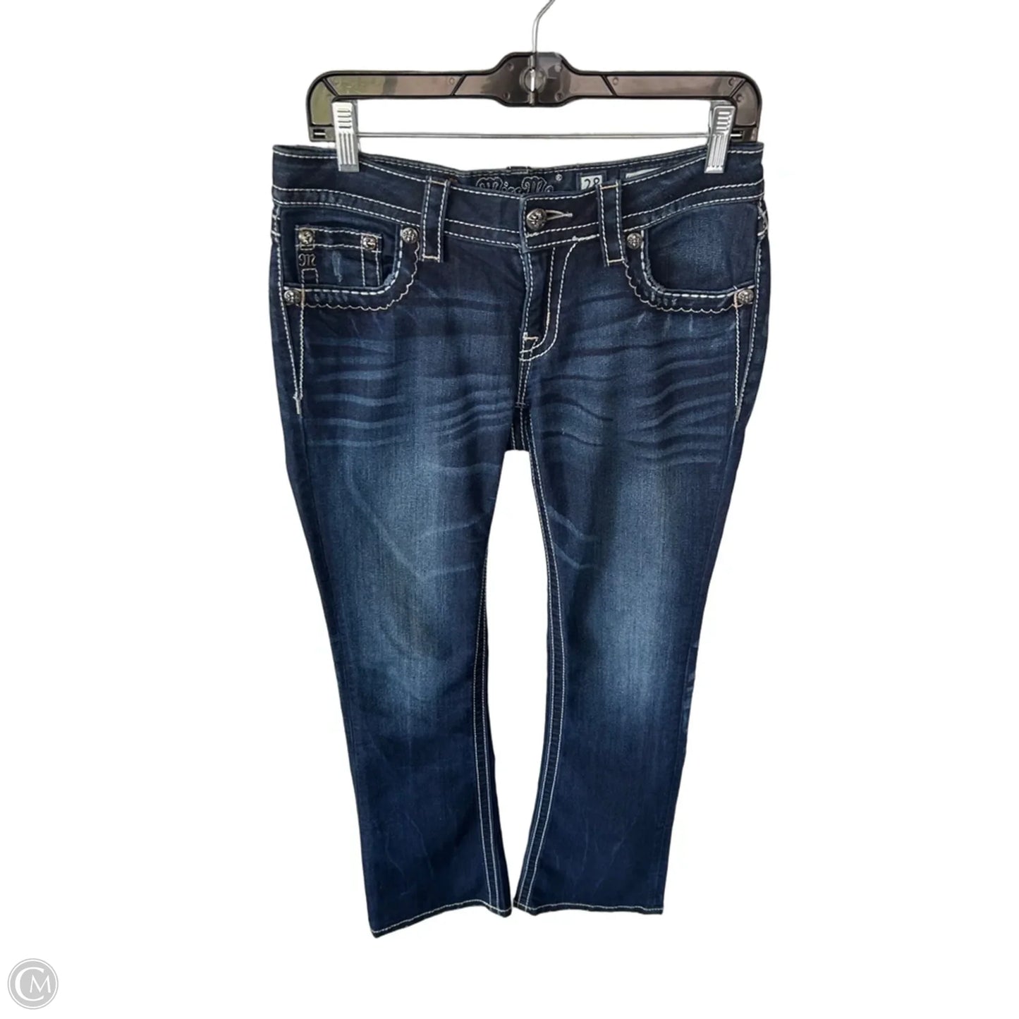 Jeans Boot Cut By Miss Me In Blue Denim, Size: 6