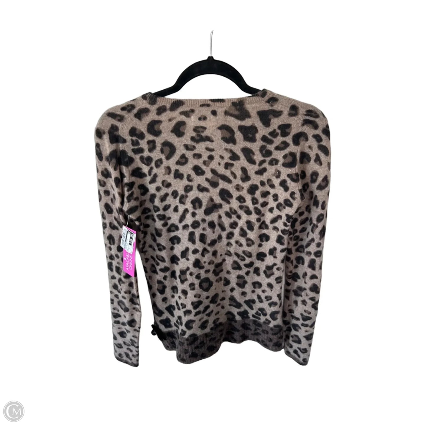 Sweater Cashmere By Magaschoni In Animal Print, Size: Xs