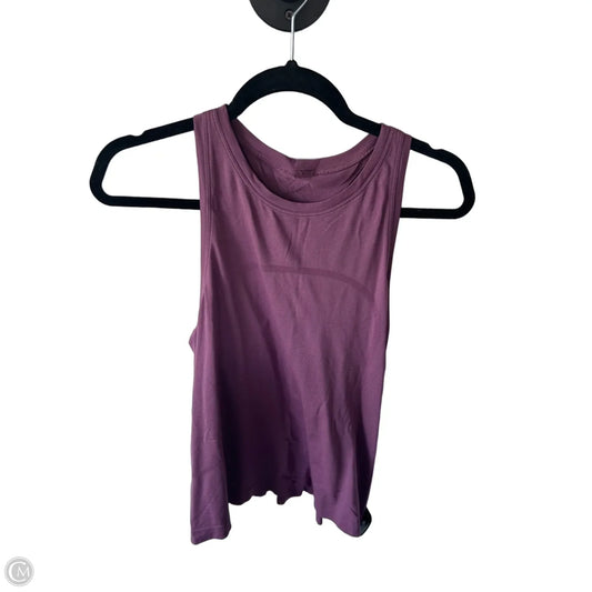 Athletic Tank Top By Lululemon In Purple, Size: M