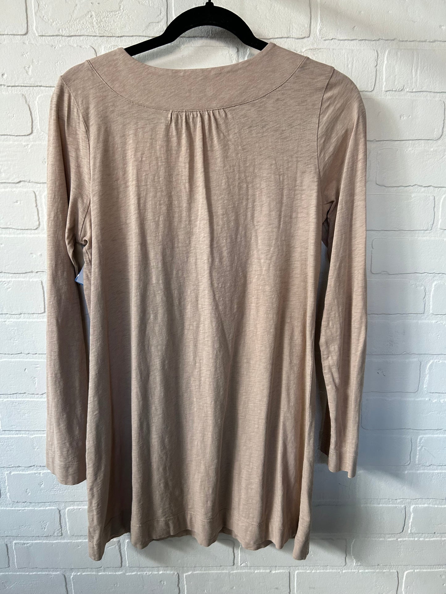 Top Long Sleeve By J Jill In Tan, Size: S