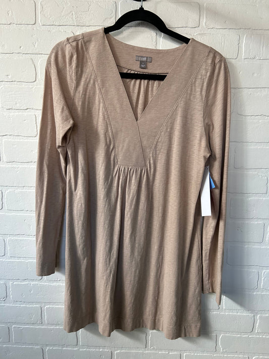 Top Long Sleeve By J Jill In Tan, Size: S