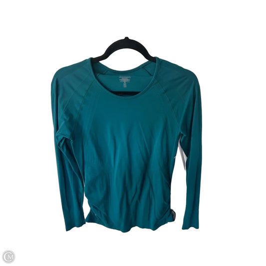 Athletic Top Long Sleeve Crewneck By Athleta In Green, Size: M