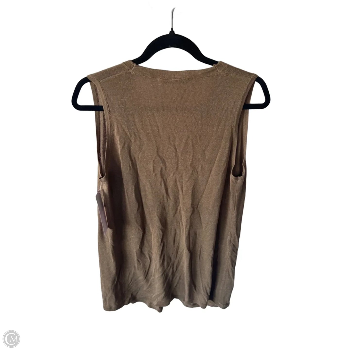 Vest Sweater By Zara In Brown, Size: M