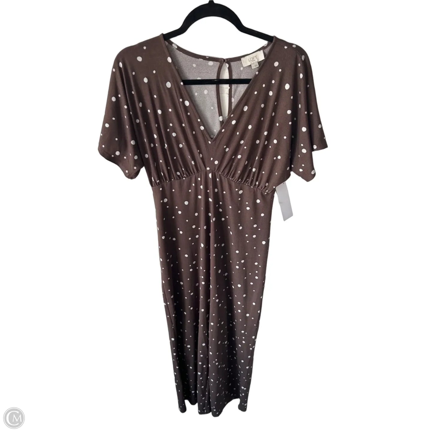 Jumpsuit By Loft In Brown & White, Size: M