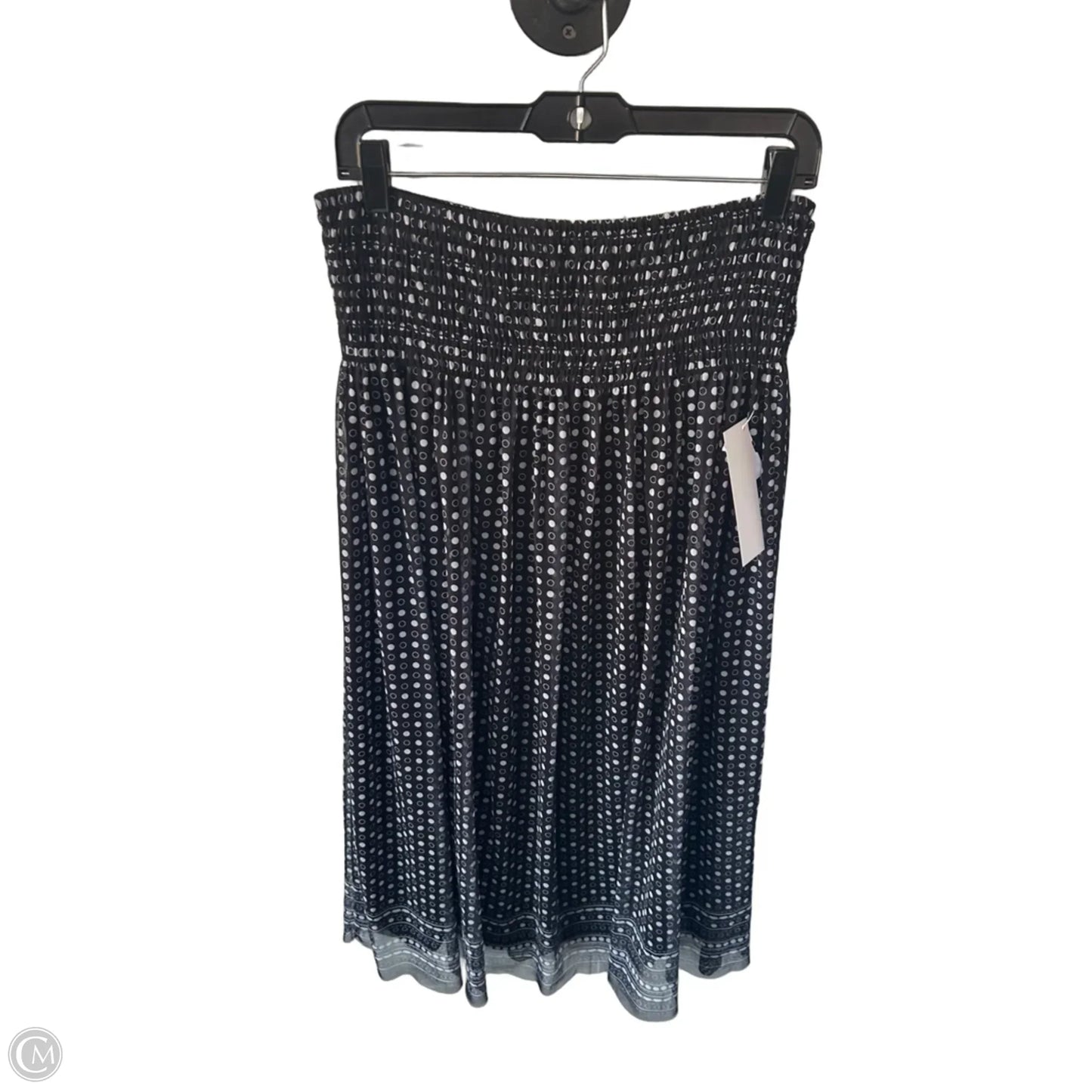 Skirt Midi By Max Studio In Black & White, Size: L