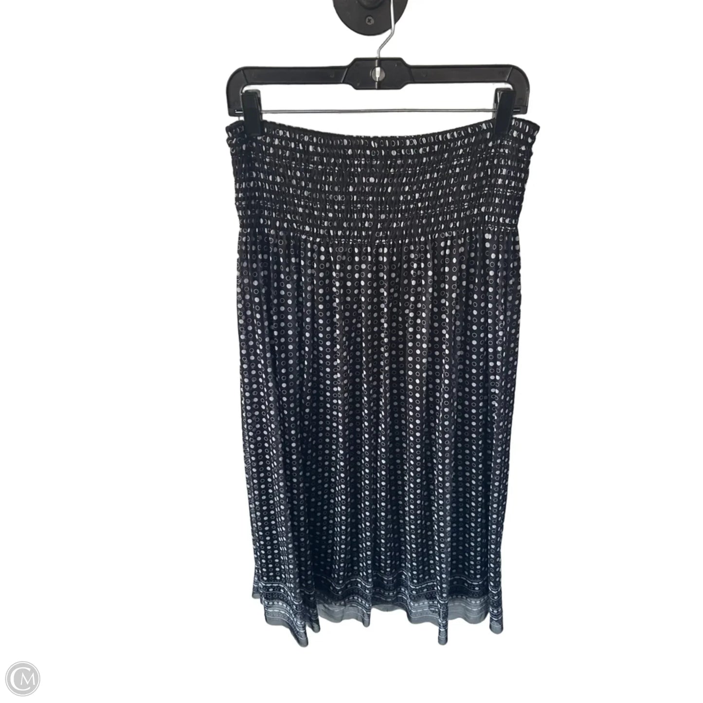 Skirt Midi By Max Studio In Black & White, Size: L