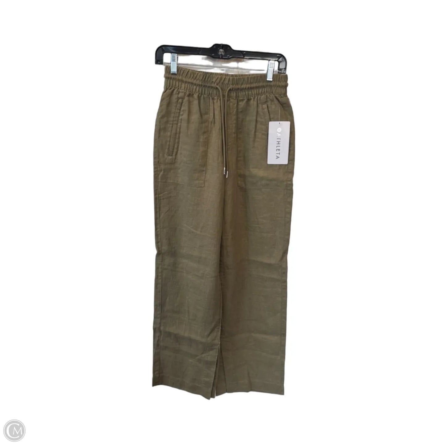 Pants Linen By Athleta In Green, Size: Xxs