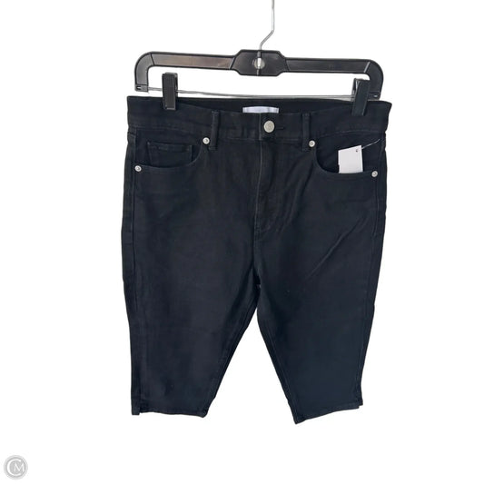 Capris By Loft In Black Denim, Size: 8