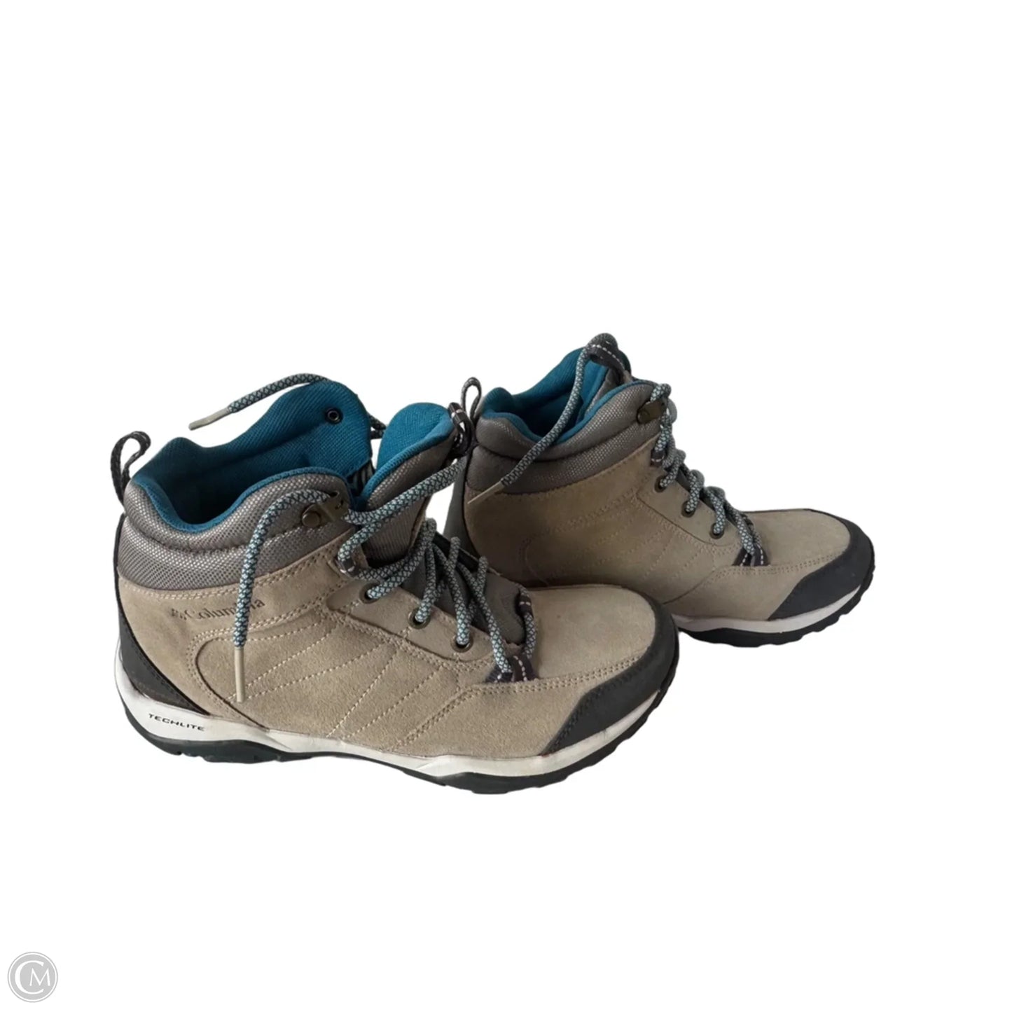 Shoes Hiking By Columbia In Tan, Size: 10