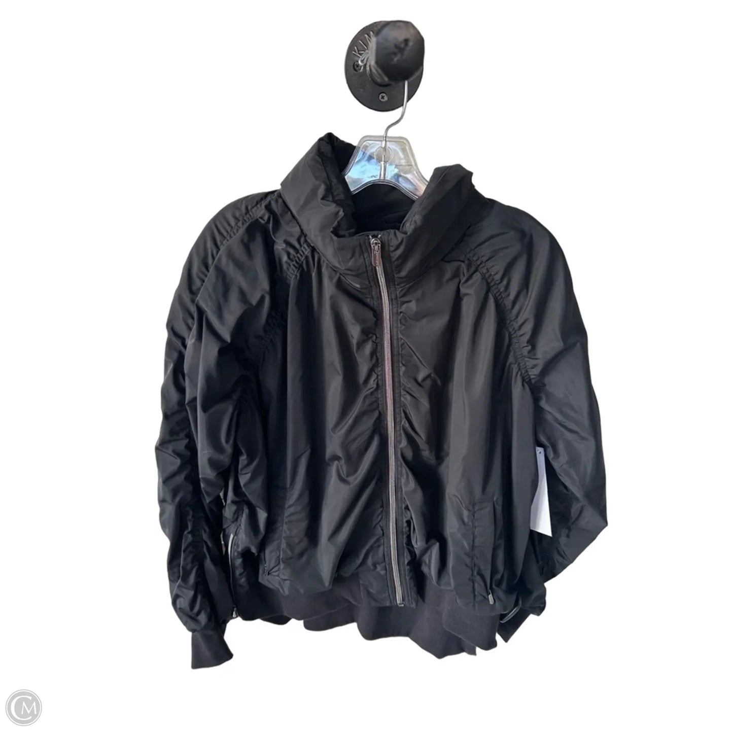 Athletic Jacket By Athleta In Black, Size: Xl