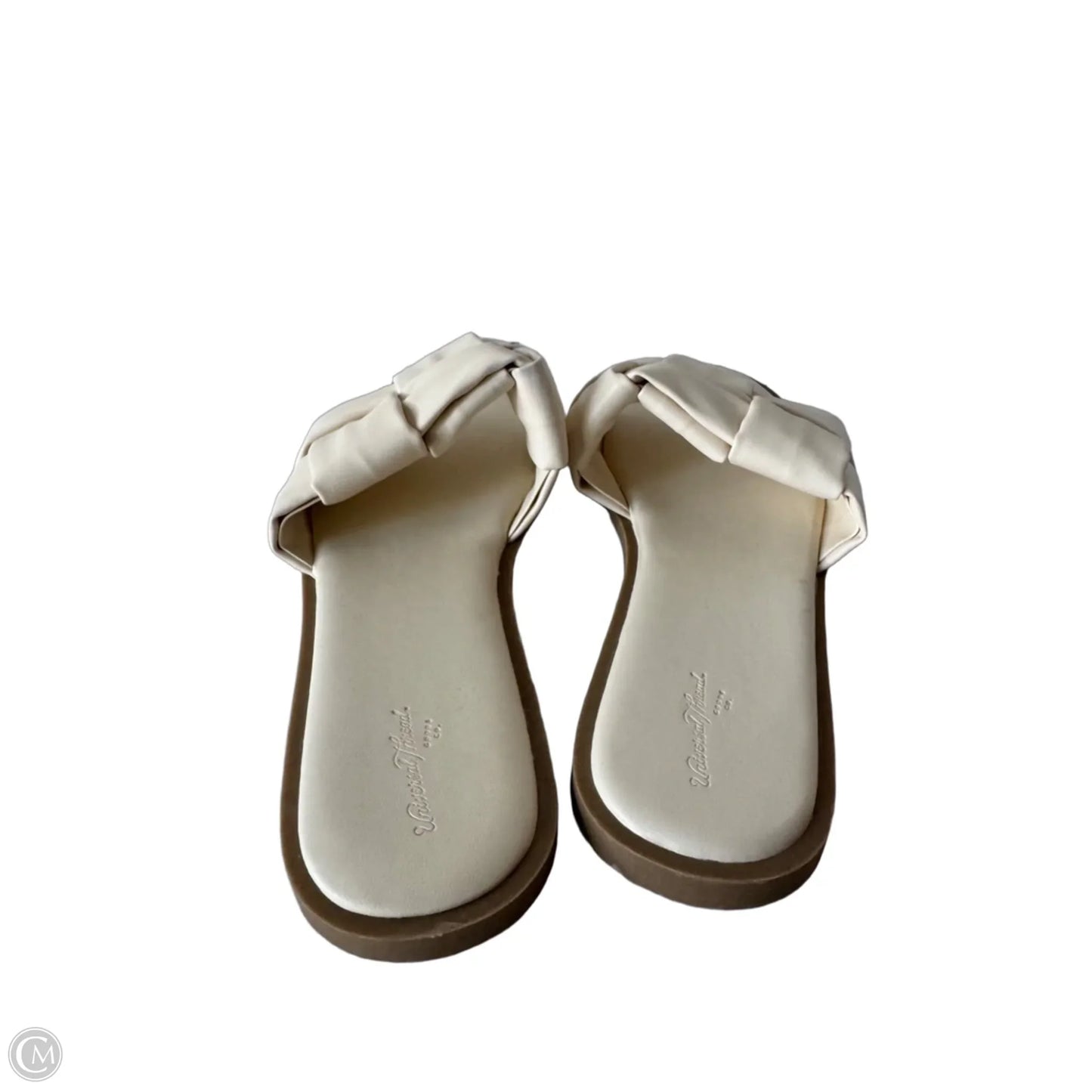 Sandals Flats By Universal Thread In Cream, Size: 10
