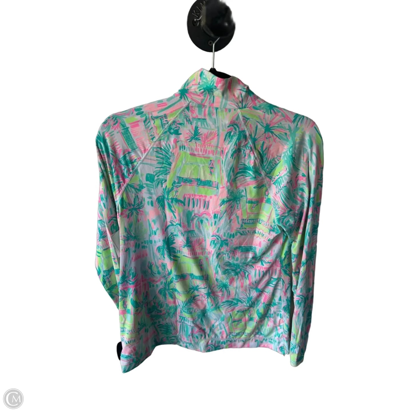 Jacket Designer By Lilly Pulitzer In Green & Pink, Size: M