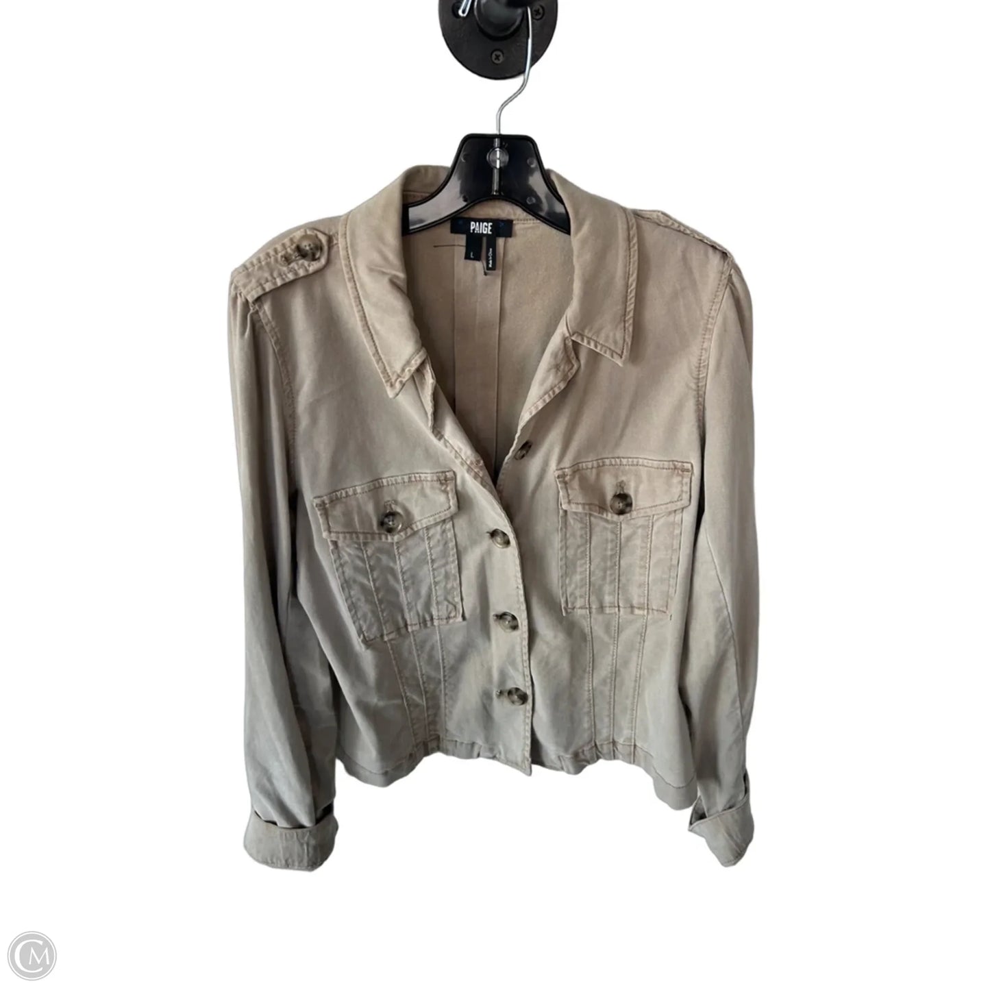 Jacket Other By Paige In Tan, Size: L