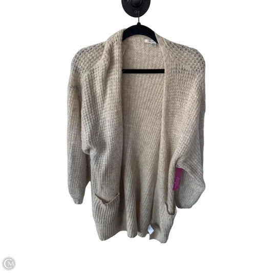 Sweater Cardigan By American Eagle In Cream, Size: M