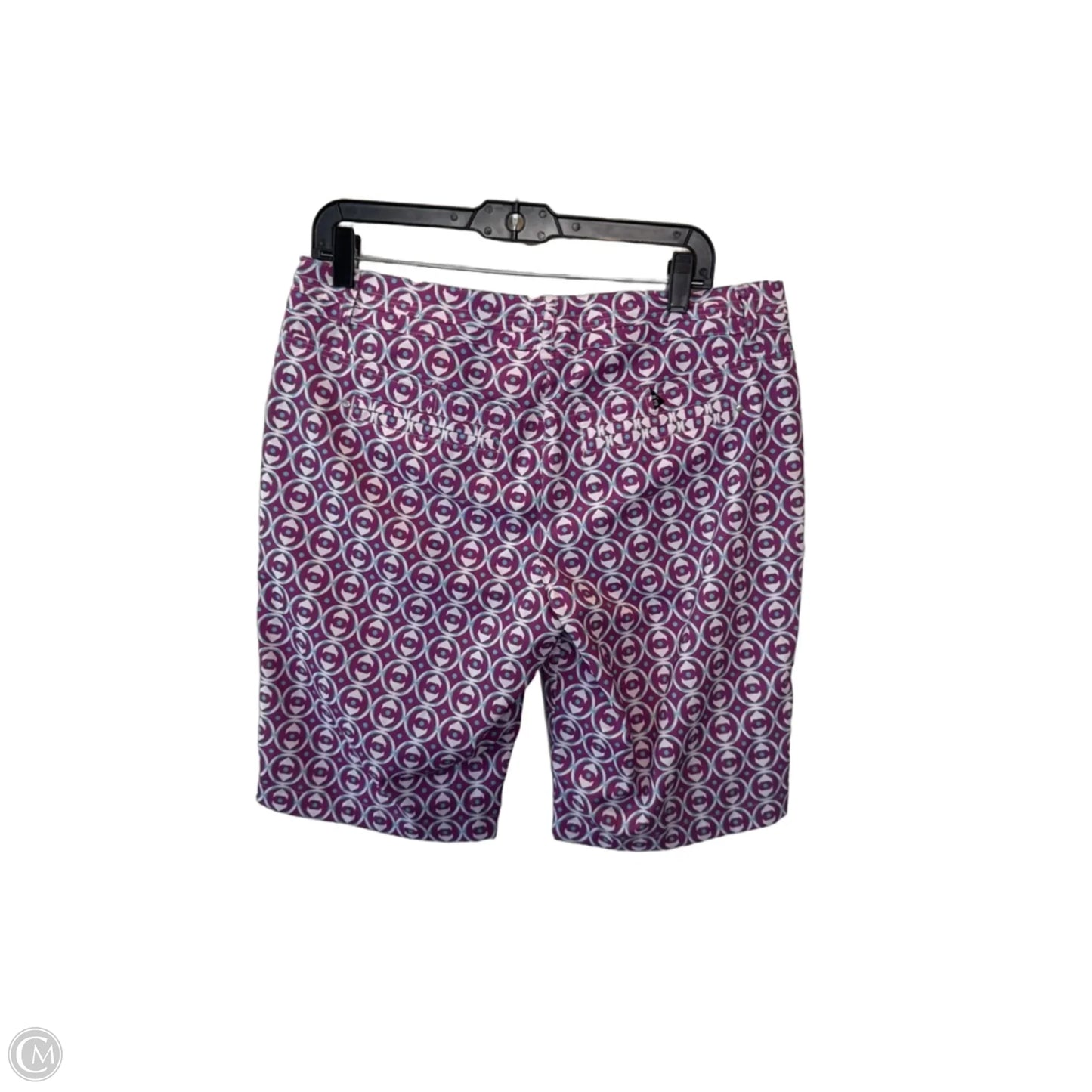Shorts By Clothes Mentor In Purple & White, Size: 10