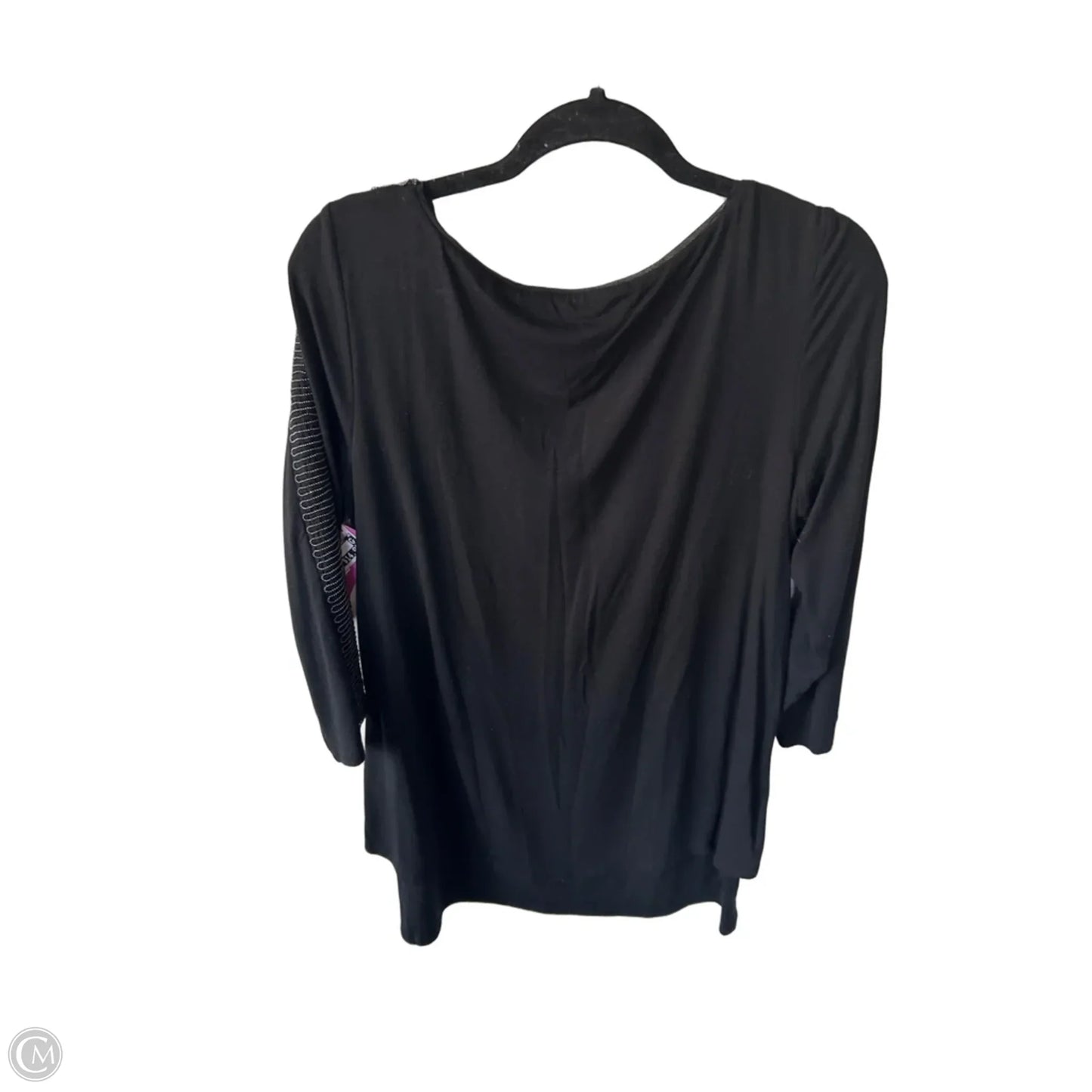 Top Long Sleeve By White House Black Market In Black, Size: M