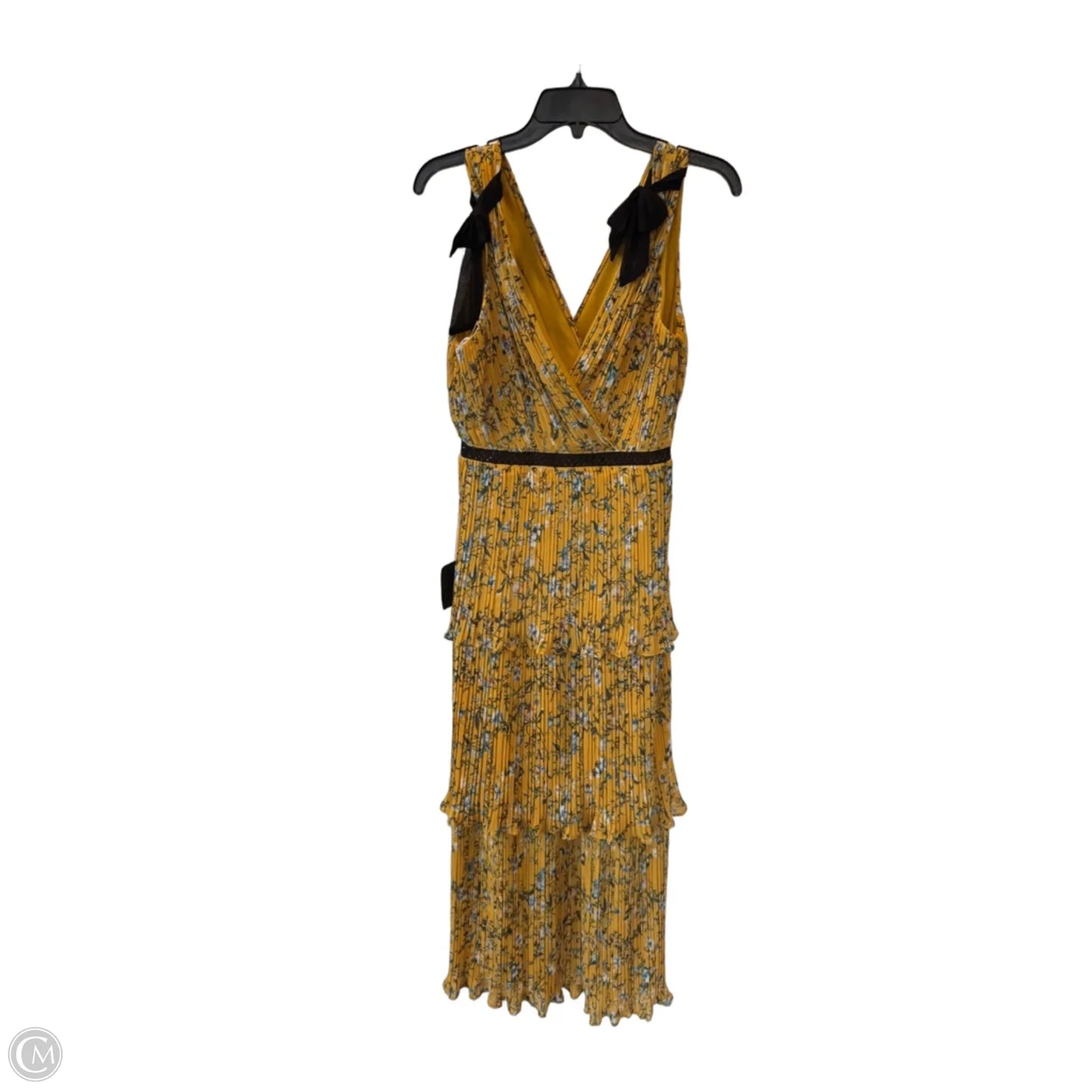 Dress Party Long By Lulus In Yellow, Size: S