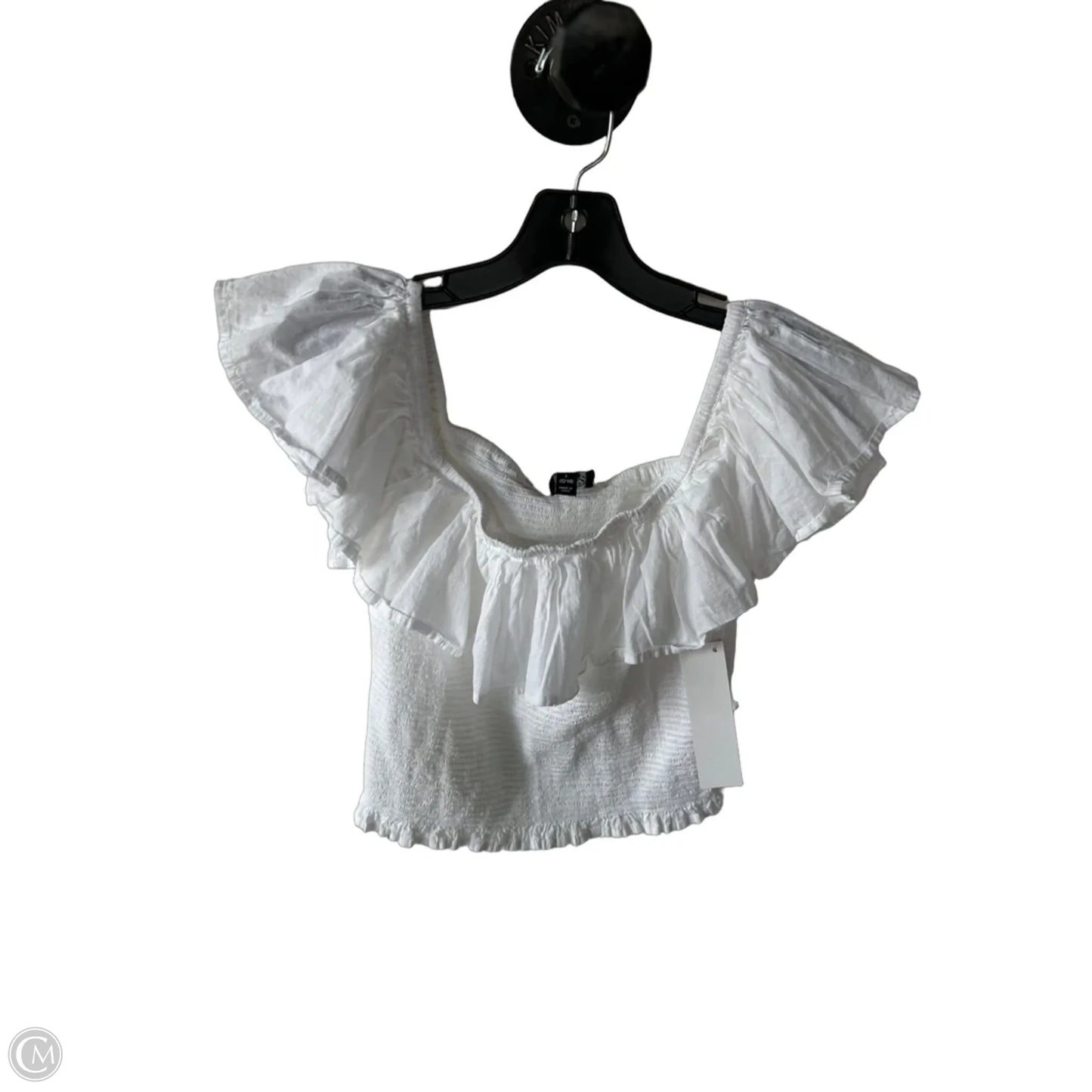 Top Sleeveless By Scoop In White, Size: L