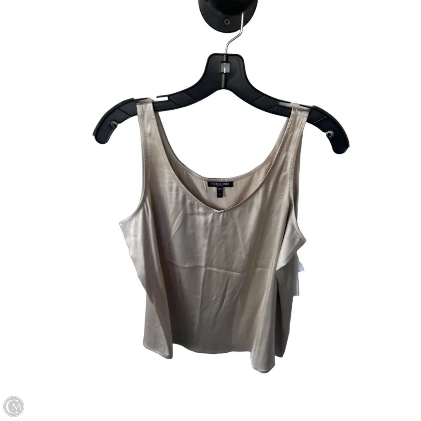 Top Sleeveless By Eileen Fisher In Tan, Size: Lp