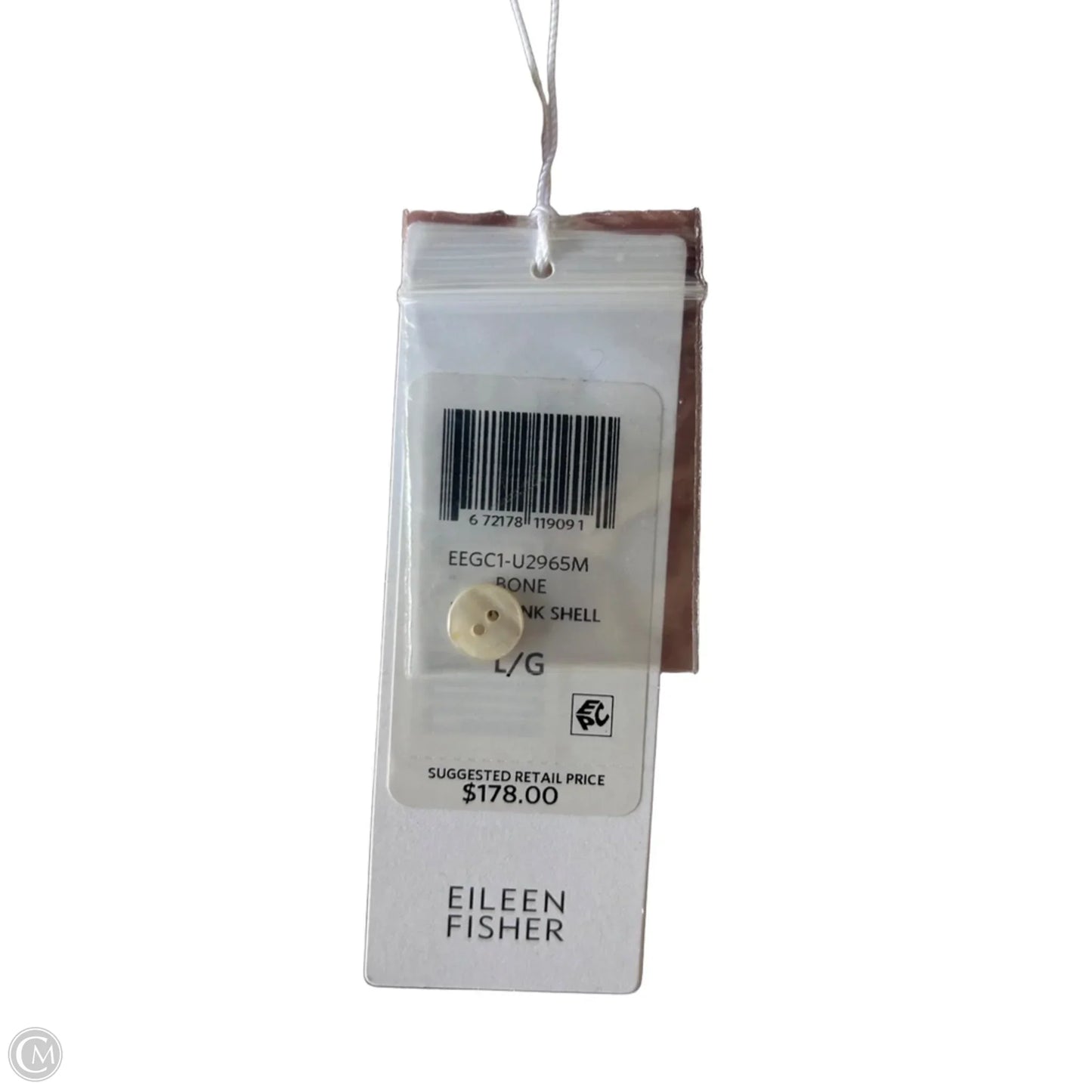 Top Sleeveless By Eileen Fisher In Tan, Size: L