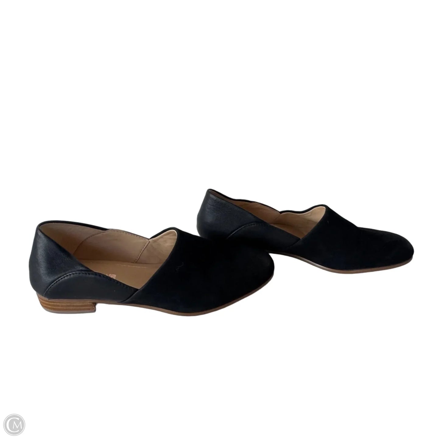 Shoes Flats By Clarks In Black, Size: 7.5