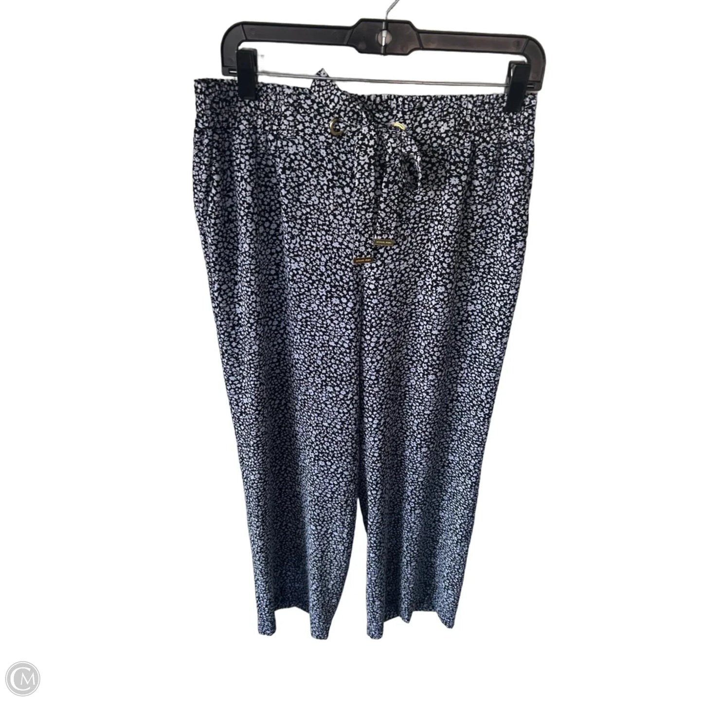 Pants Wide Leg By Michael By Michael Kors In Black & White, Size: S