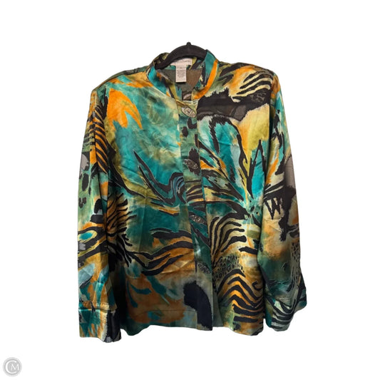 Jacket Other By Clothes Mentor In Black & Green, Size: Xl
