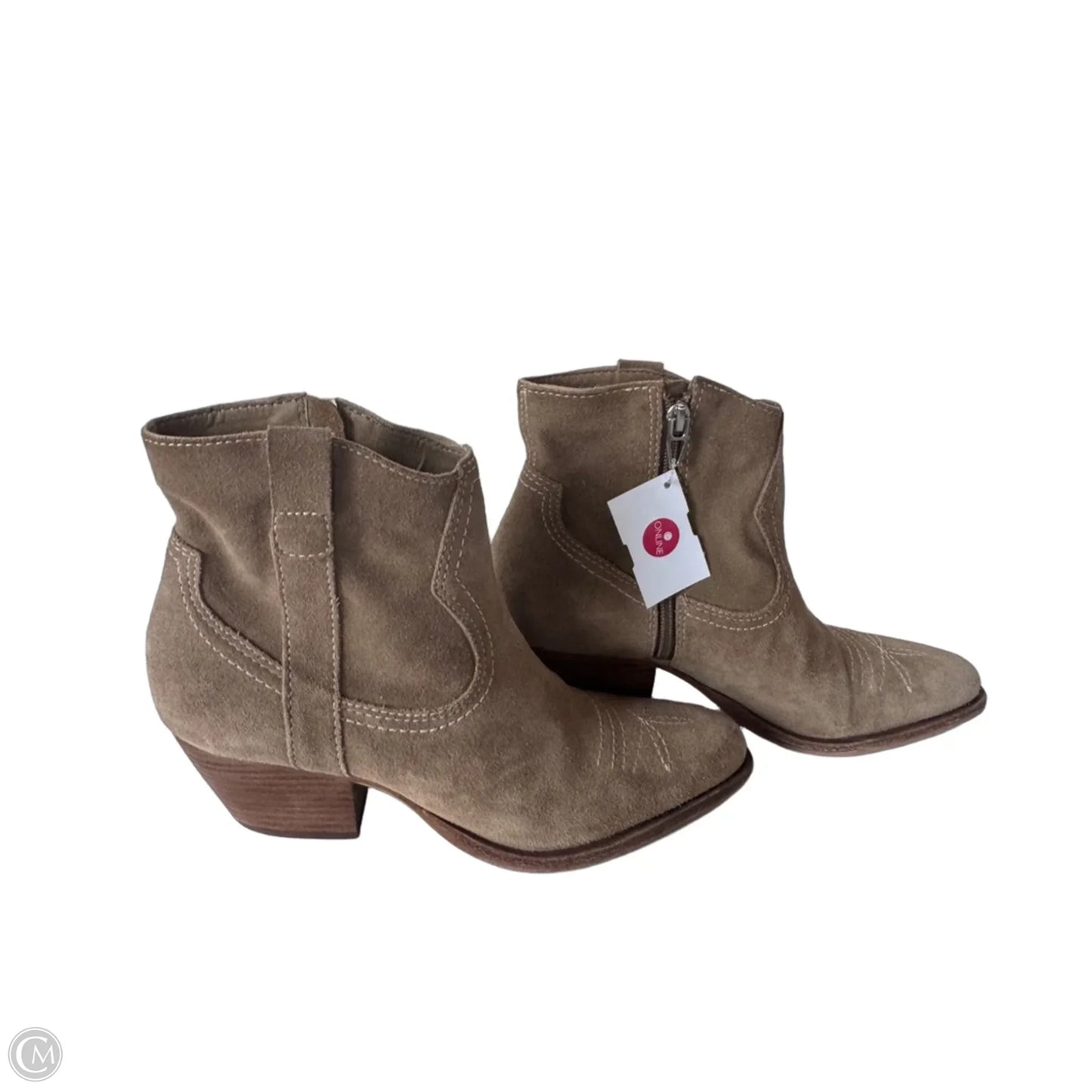 Boots Ankle Heels By Dolce Vita In Brown, Size: 8.5