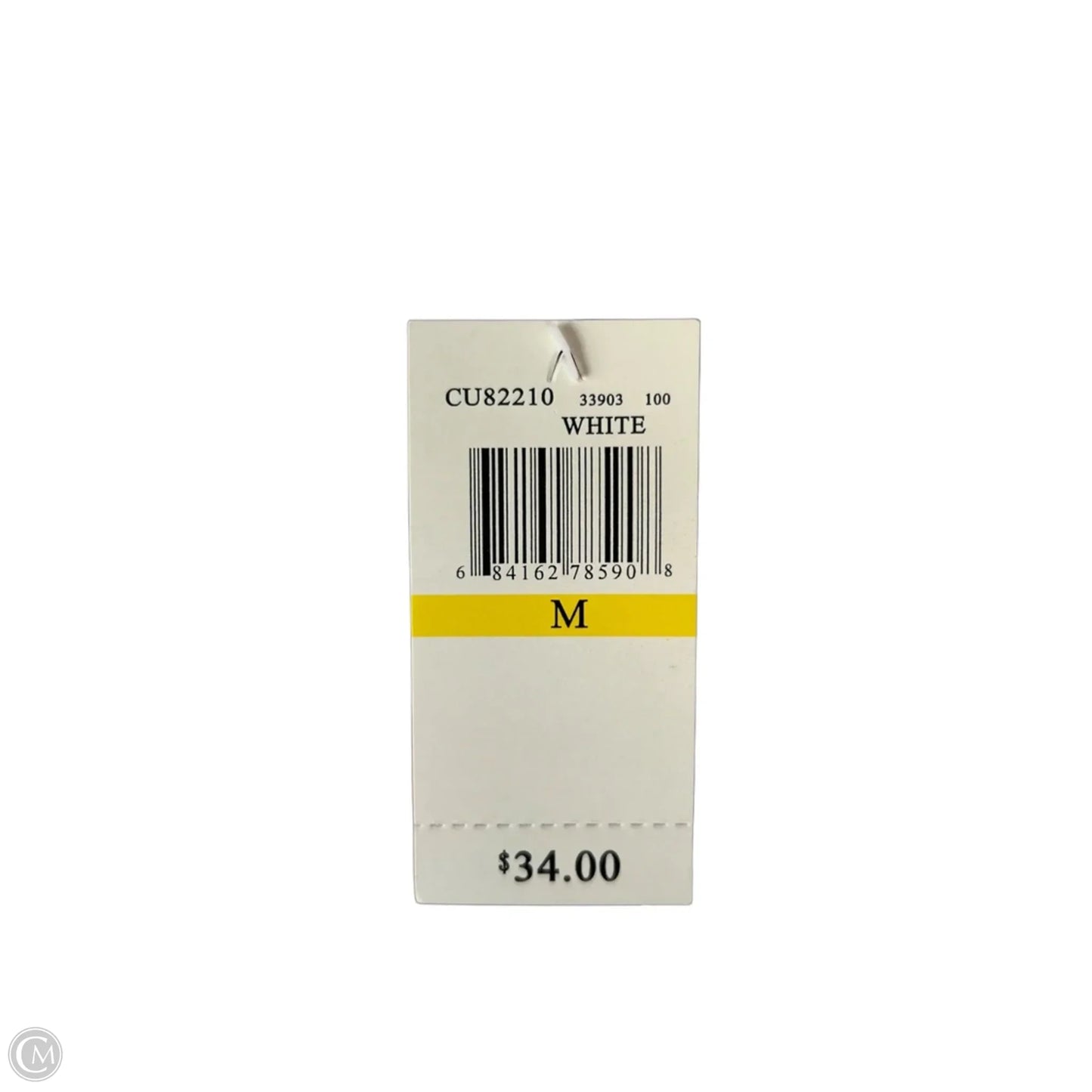 Top Short Sleeve Basic By Cupio In White, Size: M