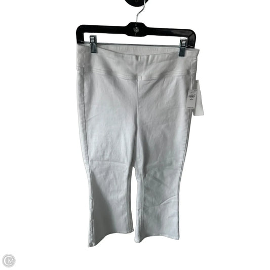 Jeans Flared By Old Navy In White Denim, Size: 6p