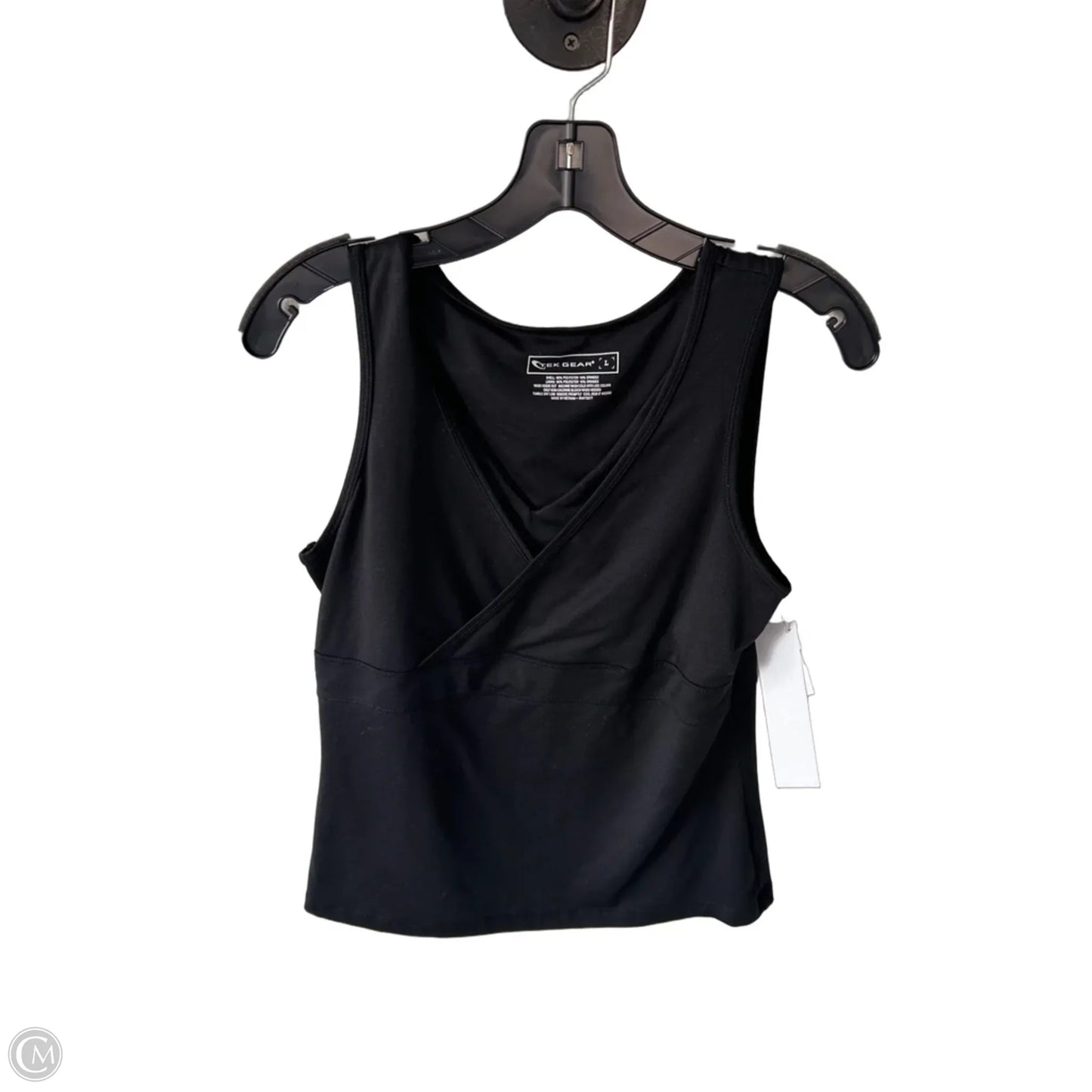 Athletic Tank Top By Tek Gear In Black, Size: L