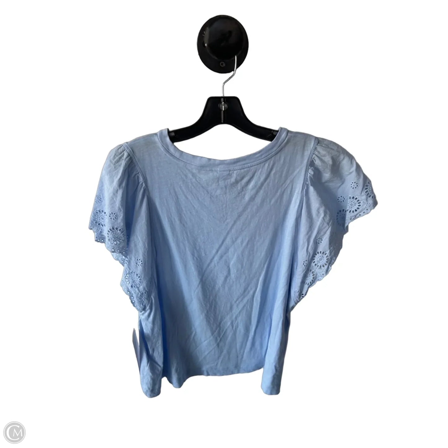 Top Short Sleeve By Old Navy In Blue, Size: L