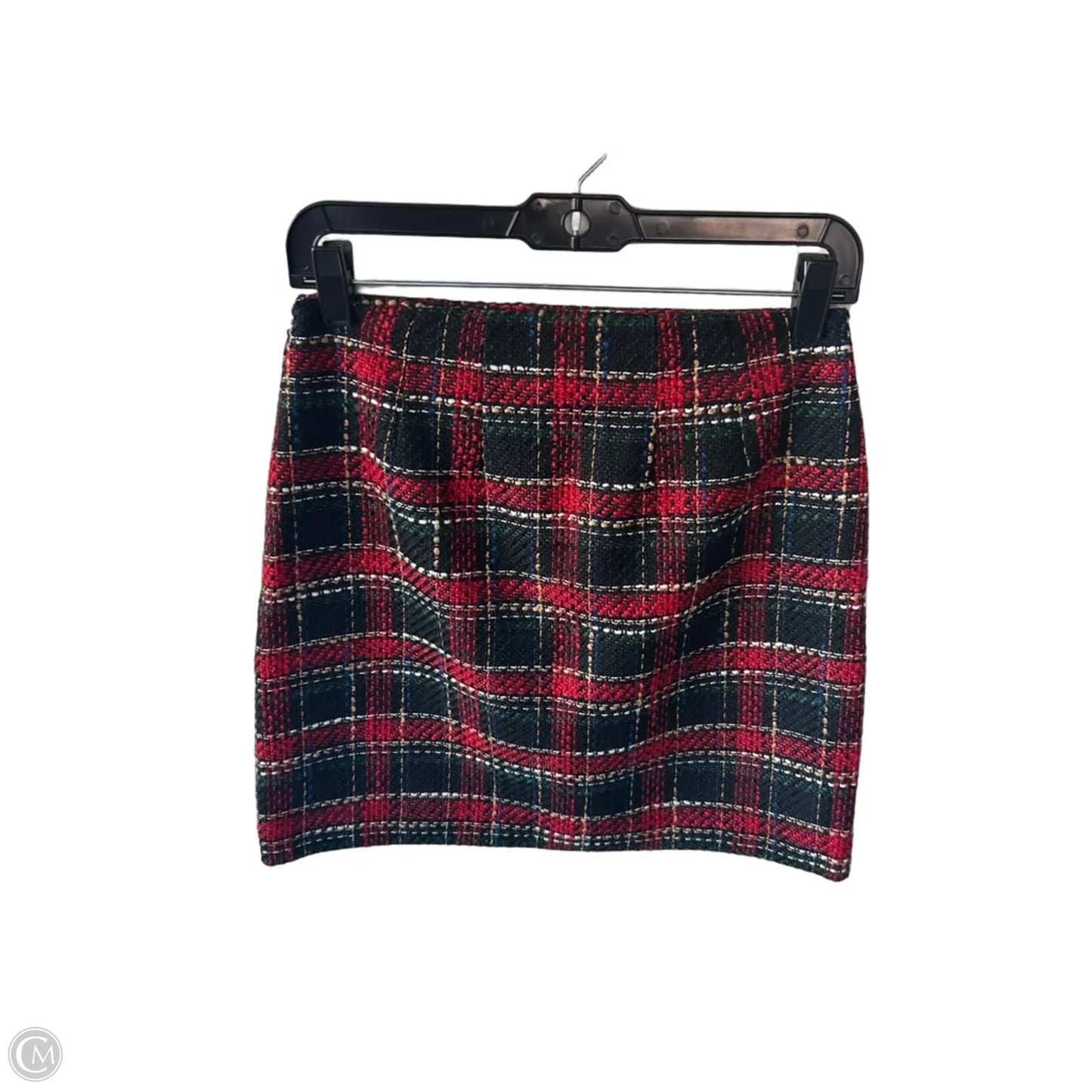 Skirt Mini & Short By Loft In Black & Red, Size: 0p