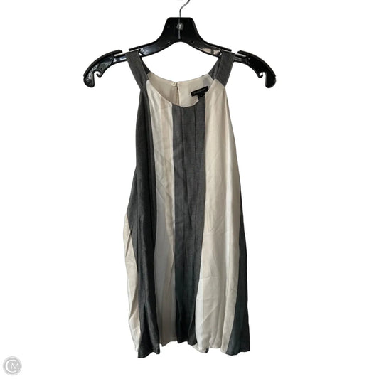 Top Sleeveless By Ann Taylor In Grey & Tan, Size: M