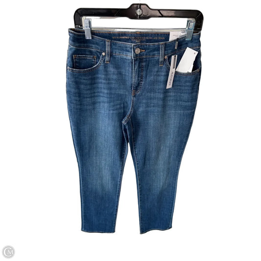 Jeans Boyfriend By Chicos In Blue Denim, Size: 4
