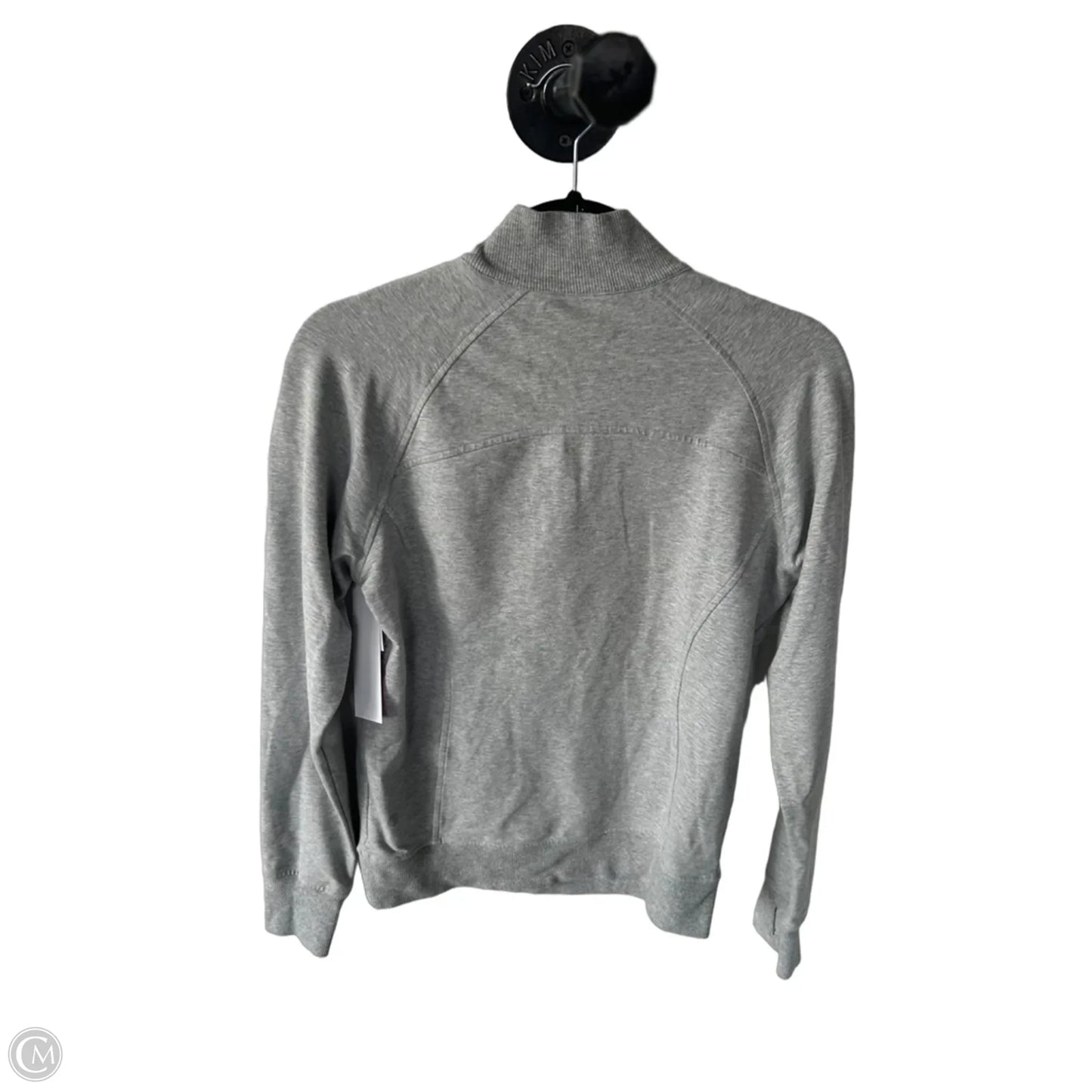 Athletic Sweatshirt Collar By Lululemon In Grey, Size: S