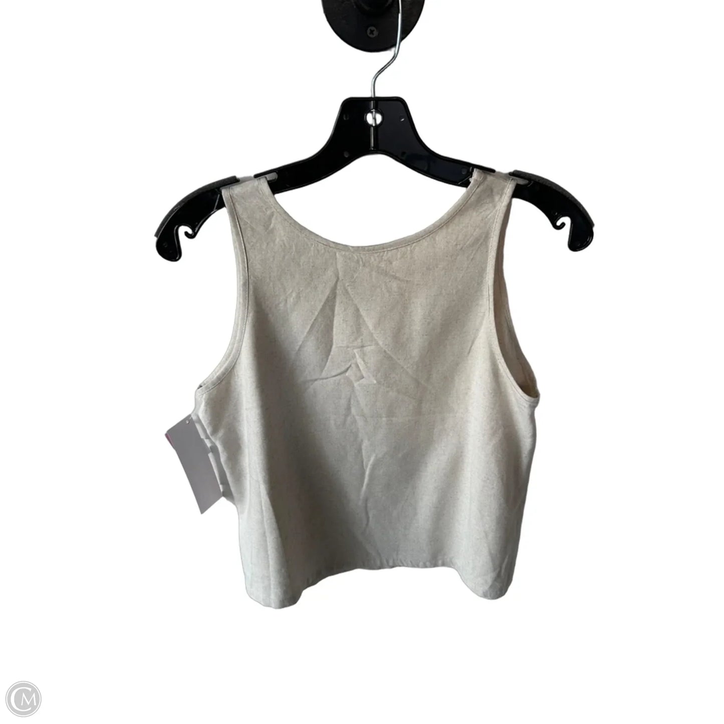Top Sleeveless Basic By Cmf In Tan, Size: Xs