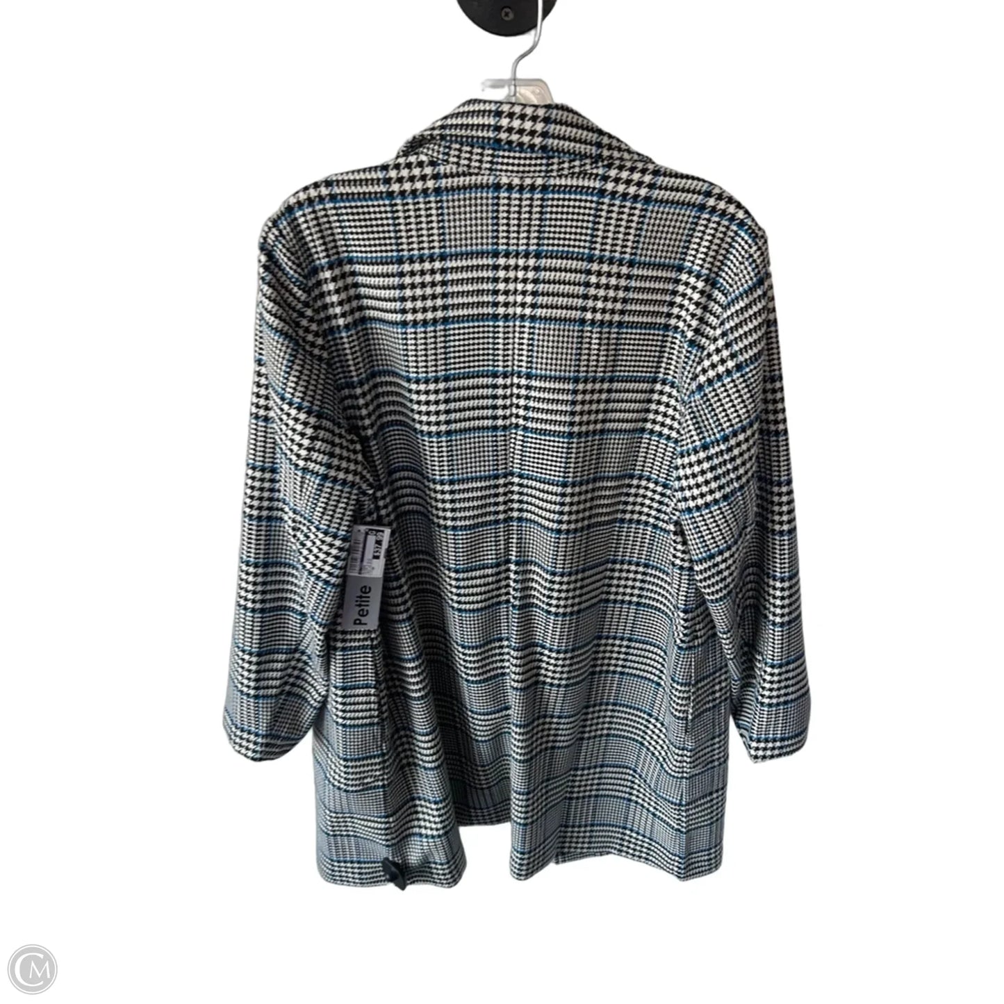 Blazer By J. Jill In Black & Blue, Size: Mp