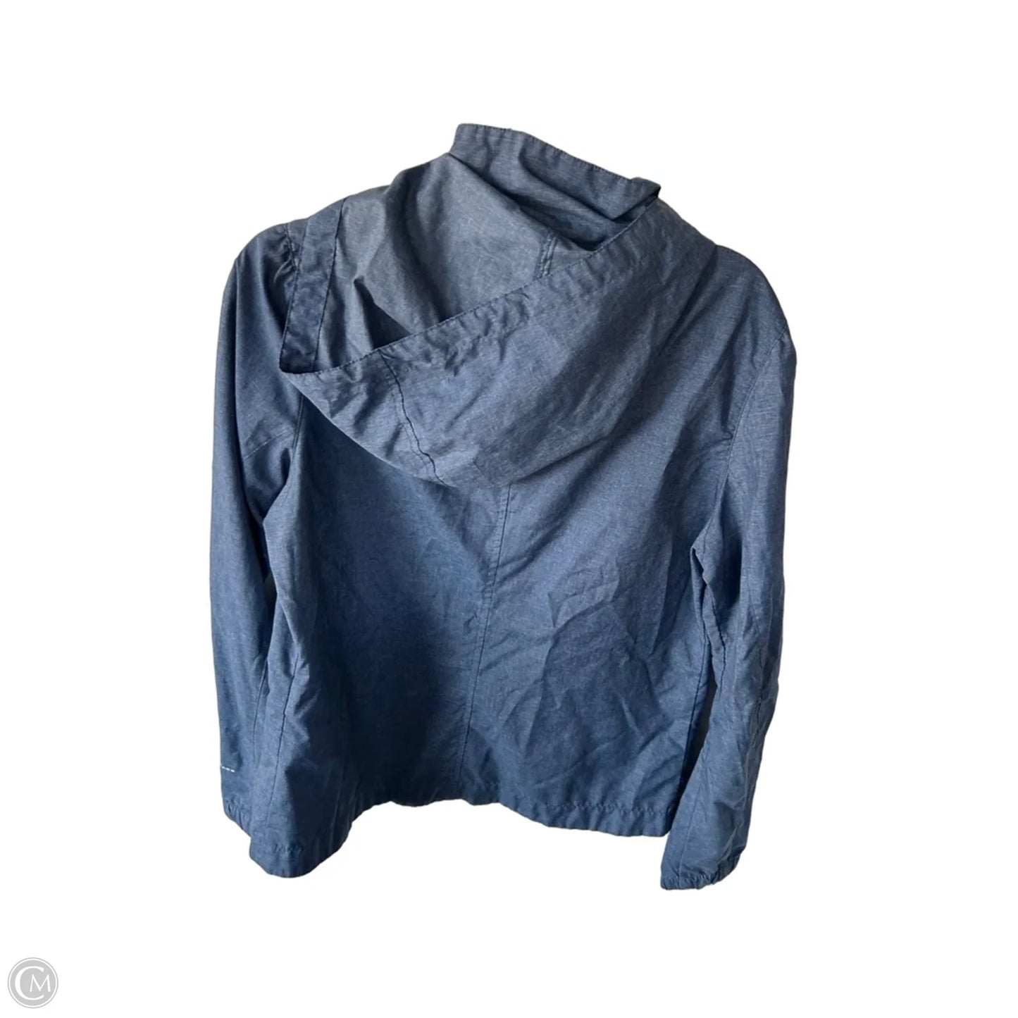Jacket Windbreaker By Columbia In Blue, Size: M
