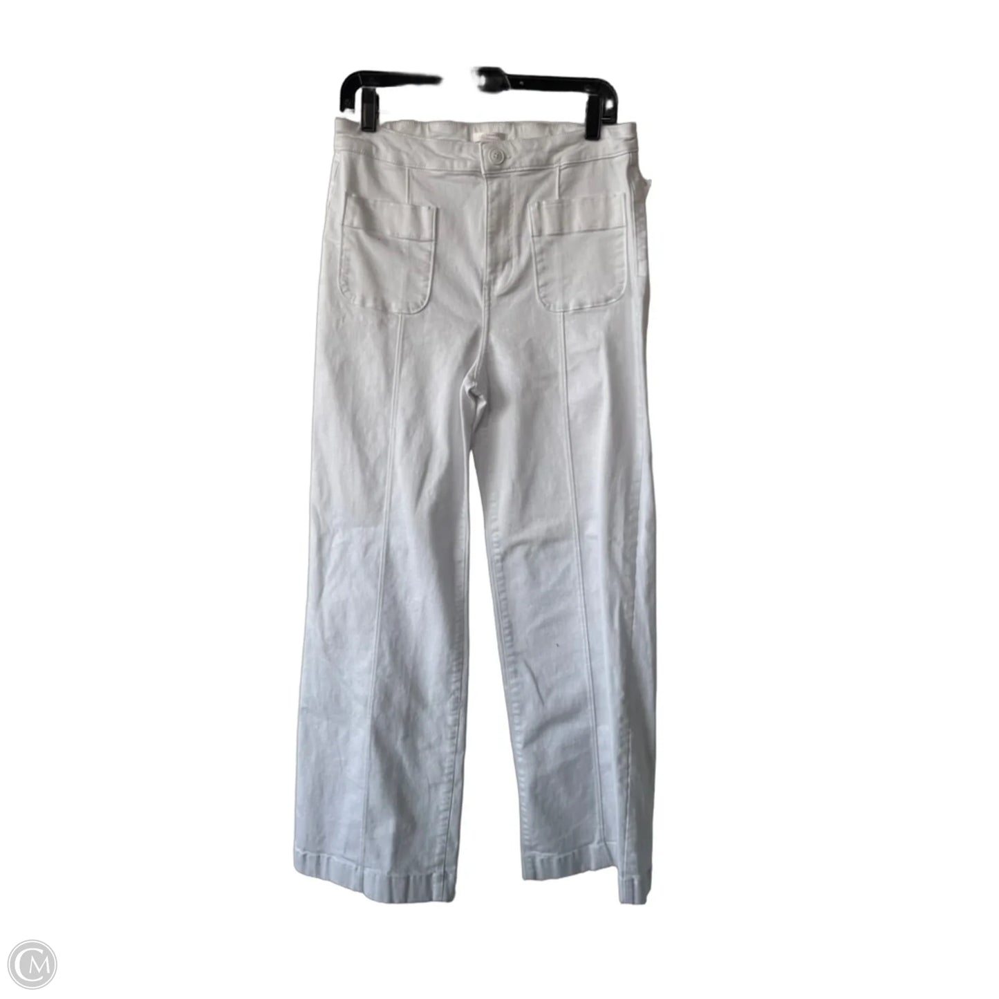 Jeans Straight By Lc Lauren Conrad In White Denim, Size: 12