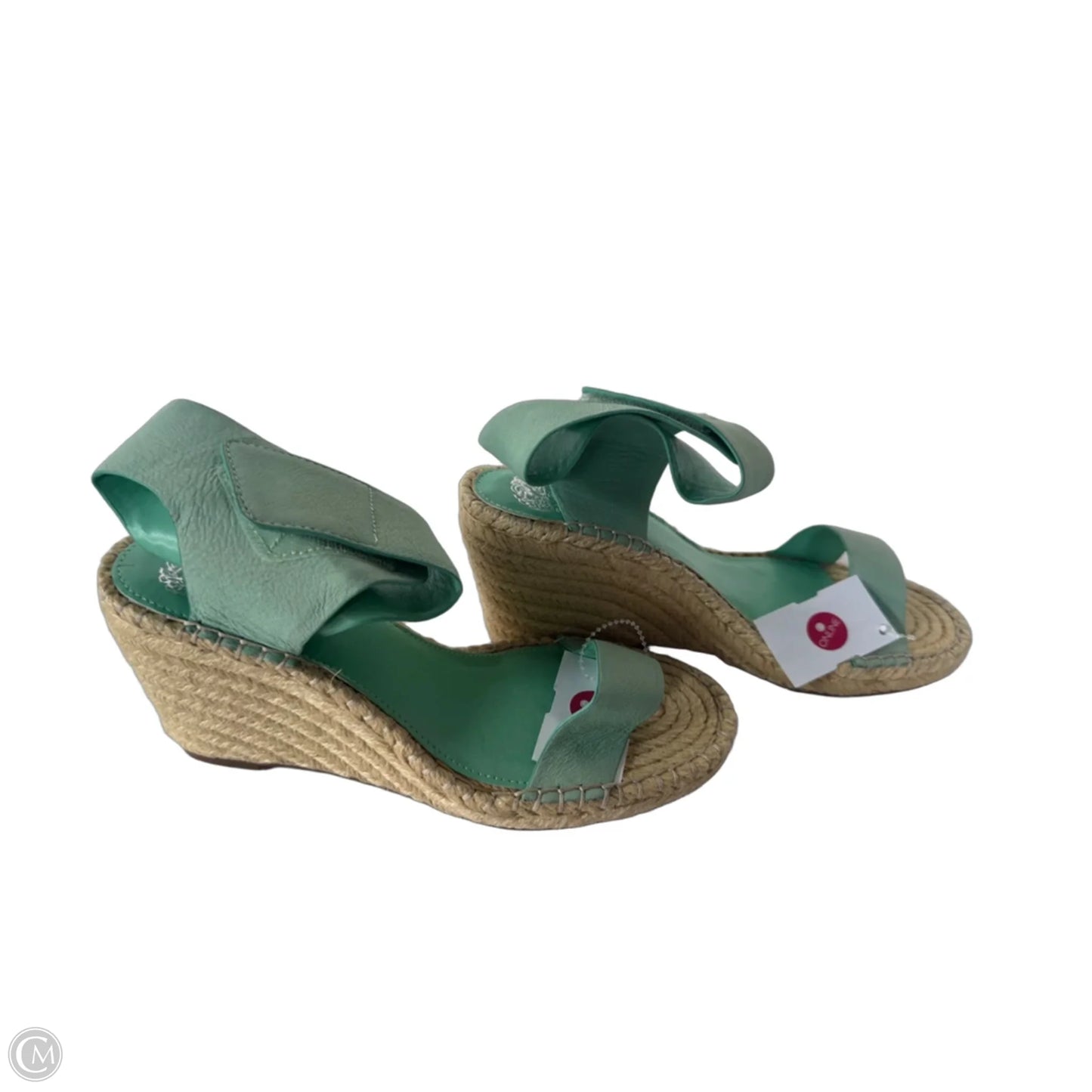 Sandals Heels Wedge By Vince Camuto In Green, Size: 9
